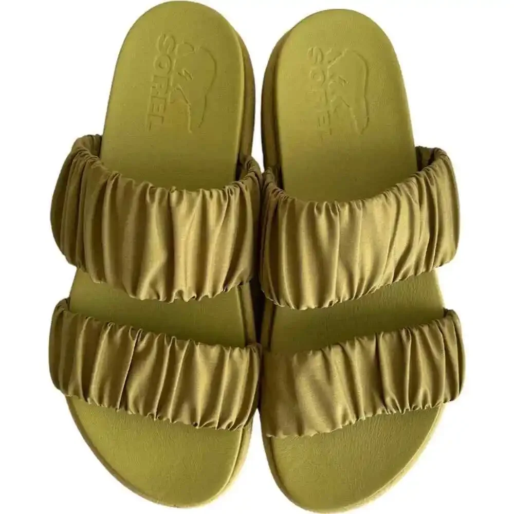 Sorel Olive Shade & Chalk Roaming Women Sandal, US7